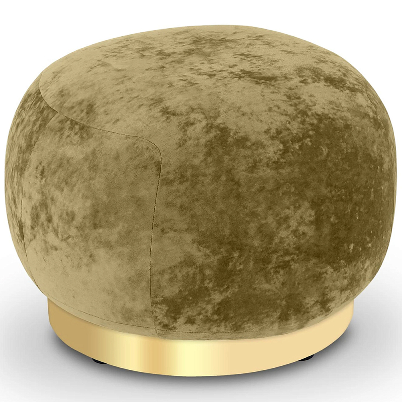 Круглый мягкий пуф Ambrose Soft Velour Pouf Мульти в Барнауле | Loft Concept 