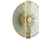 Бра с круглым стеклянным плафоном Gingham варинант исполнения - 9 | Loft Concept в Барнауле