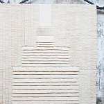 Большое Панно Абстракция белые нити Huipil Wall Hanging варинант исполнения - 3 | Loft Concept в Барнауле