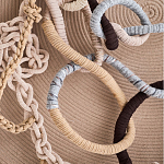 Круглое Дизайнерское Панно Дюна Round Panel Dune варинант исполнения - 5 | Loft Concept в Барнауле