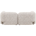 Дизайнерский двухместный диван с мягкими спинкой и подлокотниками бежевый Madelaine Sofa Beige варинант исполнения - 2 | Loft Concept в Барнауле