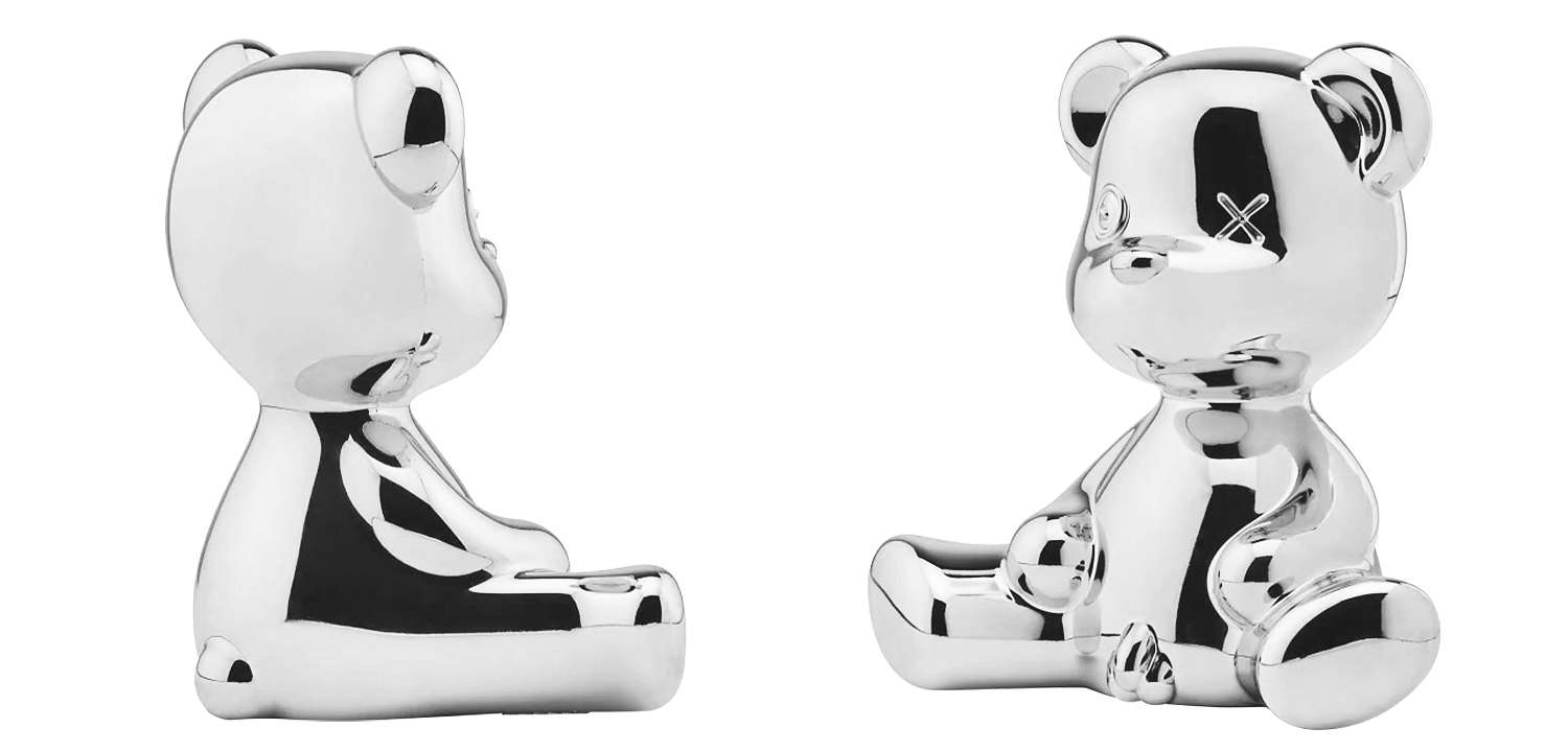 Статуэтка Teddy Boy Metal Finish with Cable Серебро Статуэтка Teddy Boy Metal Finish with Cable Серебро - Loft-Concept в Барнауле