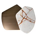 Столик журнальный Promontory с мрамором варинант исполнения - 2 | Loft Concept в Барнауле