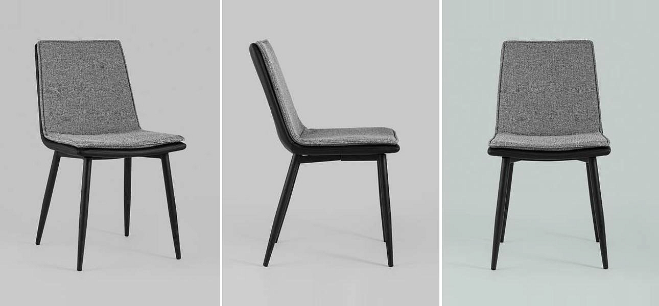 Стул Melissa Chair Серая Рогожка Стул Melissa Chair Серая Рогожка - Loft-Concept в Барнауле