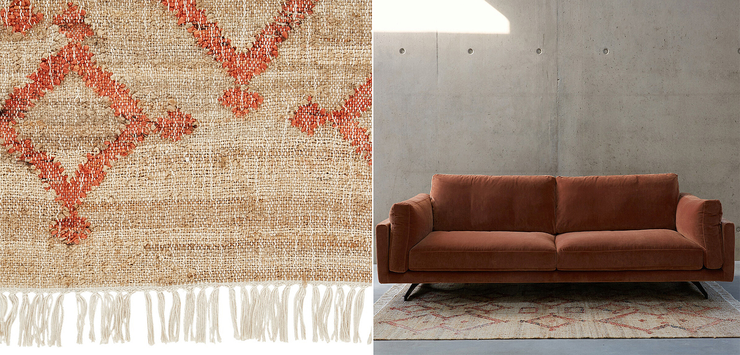 Ковер Ornament Carpet джут и хлопок Ковер Ornament Carpet джут и хлопок - Loft-Concept в Барнауле