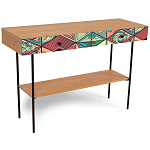 Консоль с принтом на ящиках Elise Console Table варинант исполнения - 11 | Loft Concept в Барнауле