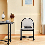 Дизайнерский стул деревянный с полукруглой спинкой Highquality варинант исполнения - 3 | Loft Concept в Барнауле