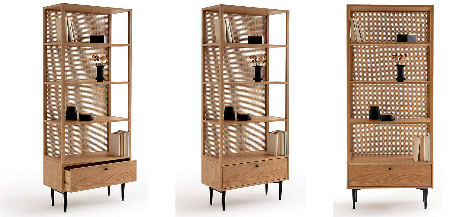 Стеллаж Agnar Wicker Rack Стеллаж Agnar Wicker Rack - Loft-Concept в Барнауле