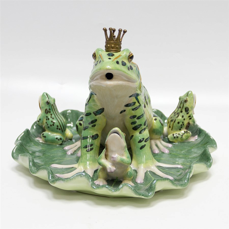 Статуэтка Princess Frog Зеленый Бронза Статуэтка Princess Frog Зеленый Бронза в Барнауле | Loft Concept