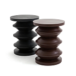 Фигурный приставной столик бордового цвета  AMORPHOUS варинант исполнения - 2 | Loft Concept в Барнауле