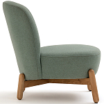 Кресло на деревянных ножках Olguin Green Chair варинант исполнения - 3 | Loft Concept в Барнауле