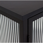 Сервант двухдверный с рифленым стеклом The Keeper варинант исполнения - 3 | Loft Concept в Барнауле