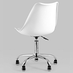 Офисный стул на металлическом основании EGGERY White варинант исполнения - 6 | Loft Concept в Барнауле