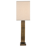 Настольная лампа с корпусом в форме кольца и прямоугольным абажуром French Ring варинант исполнения - 4 | Loft Concept в Барнауле