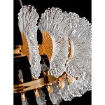 Люстра круглая с фактурными элементами в виде ракушек Inspired Sea варинант исполнения - 3 | Loft Concept в Барнауле