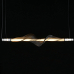 Люстра подвесная линейная Adilin Сhromium варинант исполнения - 1 | Loft Concept в Барнауле