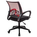 Офисное кресло с основанием из черного пластика Desk chairs Red варинант исполнения - 4 | Loft Concept в Барнауле