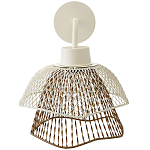 Бра с сетчатым металлическим абажуром Beige Gold Mesh Lampshade варинант исполнения - 2 | Loft Concept в Барнауле