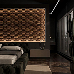 Гипсовая 3D панель с принтографией PM-108 варинант исполнения - 4 | Loft Concept в Барнауле