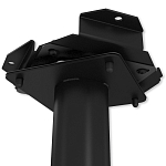 Барный стул вращающийся со спинкой и подлокотниками Douglas Rhombus Синий Велюр варинант исполнения - 6 | Loft Concept в Барнауле