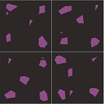 Плитка с узором Осколки варинант исполнения - 3 | Loft Concept в Барнауле