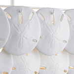 Люстра овальной формы с белыми подвесными элементами White Natural Lines варинант исполнения - 2 | Loft Concept в Барнауле