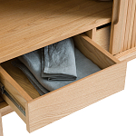 Буфет с двумя раздвижными дверцами Toinette Wooden Light Cupboard варинант исполнения - 4 | Loft Concept в Барнауле