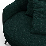 Мебельная ткань Шенилл темно-зеленый цвет 138 см T4-36 варинант исполнения - 12 | Loft Concept в Барнауле