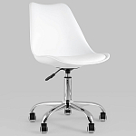 Офисный стул на металлическом основании EGGERY White пластик варинант исполнения - 2 | Loft Concept в Барнауле