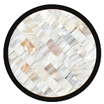 Бра в форме диска с перламутровыми прямоугольниками из морской ракушки Touch of Marine Charm варинант исполнения - 6 | Loft Concept в Барнауле