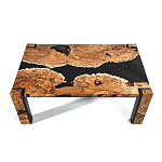 Кофейный Стол River in Autumn Elm Resin Coffee Table варинант исполнения - 2 | Loft Concept в Барнауле