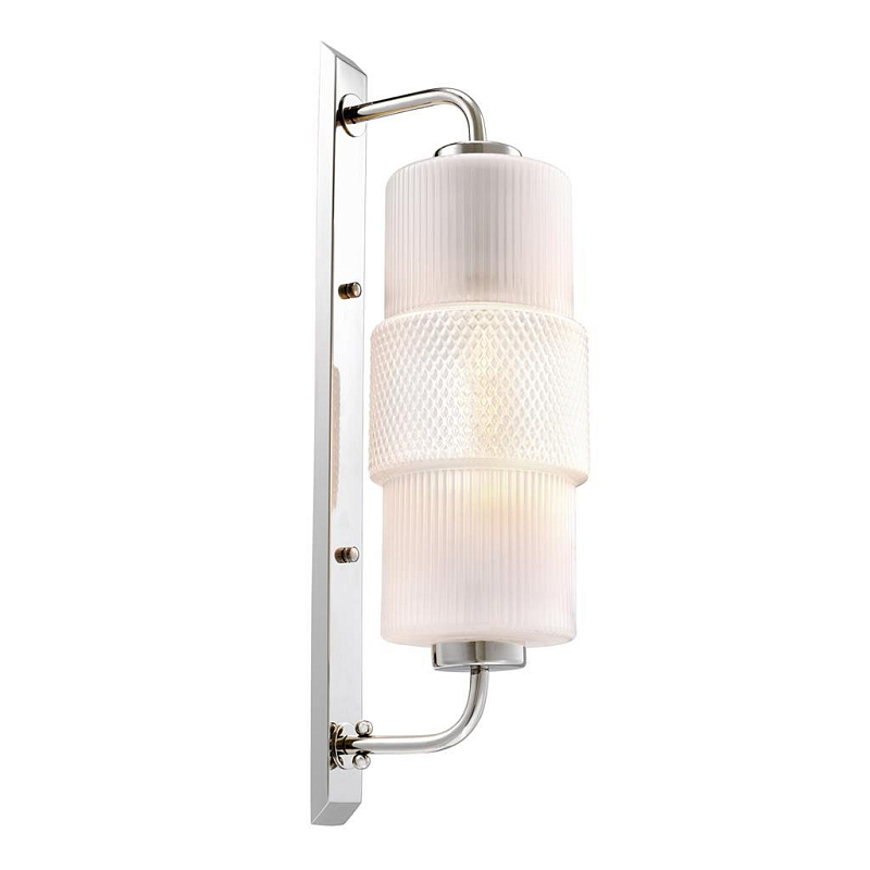 Бра Eichholtz Wall Lamp Isis Никель Белый Бра Eichholtz Wall Lamp Isis Никель Белый в Барнауле | Loft Concept