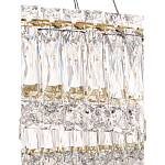 Люстра подвесная круглая из прозрачного хрусталя с золотым корпусом Selfsufficient варинант исполнения - 8 | Loft Concept в Барнауле