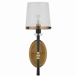 Бра настенное с прозрачным стеклянным абажуром Simple Pure Form варинант исполнения - 3 | Loft Concept в Барнауле