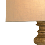 Бра светодиодное с тканевым абажуром на фигурном основании Undercut варинант исполнения - 1 | Loft Concept в Барнауле