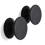 Комплект из 2-х круглых деревянных настенных крючков Bert Wall Hanger варинант исполнения - 1 | Loft Concept в Барнауле