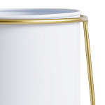 Кашпо из металла и латуни Elegance Elevated Planters белое варинант исполнения - 3 | Loft Concept в Барнауле