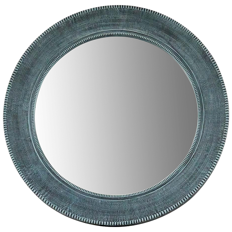 Круглое настенное зеркало Francis Mirror Бирюзовый Зеркало Круглое настенное зеркало Francis Mirror Бирюзовый Зеркало в Барнауле | Loft Concept