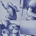 Плитка с рисунком Первый сон варинант исполнения - 3 | Loft Concept в Барнауле