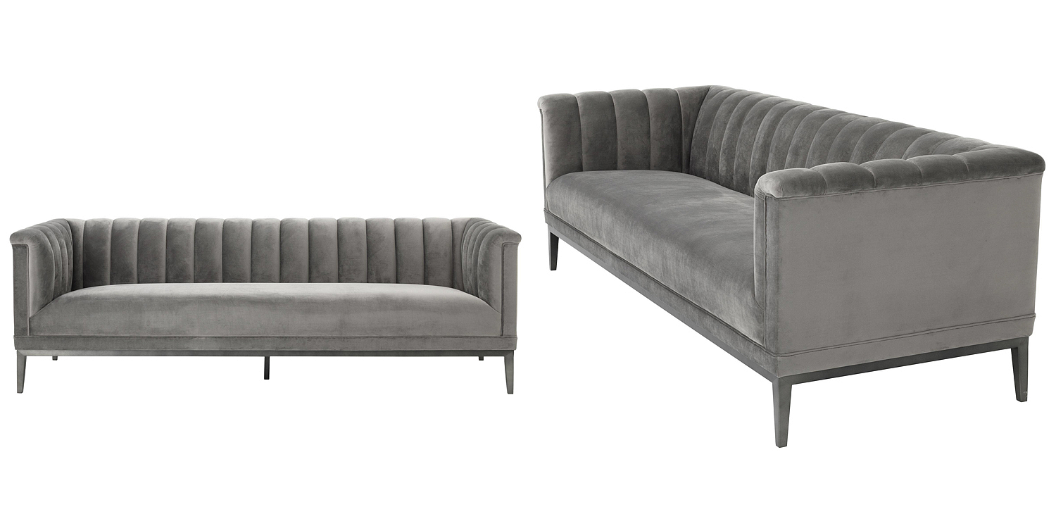 Диван Eichholtz Sofa Raffles grey Диван Eichholtz Sofa Raffles grey - Loft-Concept в Барнауле