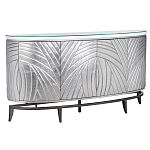 Комод фактурный серебристый с дверцами Silver Chest of Drawers варинант исполнения - 1 | Loft Concept в Барнауле