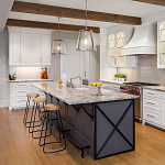 Подвесной светильник с прозрачным коническим стеклянным плафоном в современном стиле Feiss варинант исполнения - 3 | Loft Concept в Барнауле