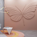 Барельеф BUTTERFLY варинант исполнения - 2 | Loft Concept в Барнауле