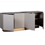 Комод со стеклянной столешницей и с выдвижными ящиками Minimalist Accent варинант исполнения - 2 | Loft Concept в Барнауле