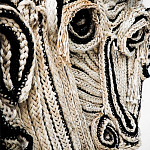 Арт-Объект из нитей Черно-Белый портрет Joana Schneider  варинант исполнения - 1 | Loft Concept в Барнауле