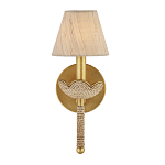 Бра из кованого железа с отделкой плетеной веревкой и сусальным золотом Parisian Style варинант исполнения - 4 | Loft Concept в Барнауле