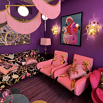 Картина Фламинго вышивка бисер Flamingo Beaded Wall Art варинант исполнения - 1 | Loft Concept в Барнауле