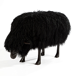 Банкетка Овечка черная Sheep Bench Black head down варинант исполнения - 2 | Loft Concept в Барнауле