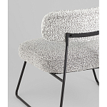 Кресло лаунж Kate букле серый варинант исполнения - 3 | Loft Concept в Барнауле