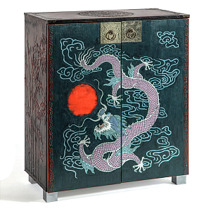 Комод в стиле шинузари Chest Chinese Dragon